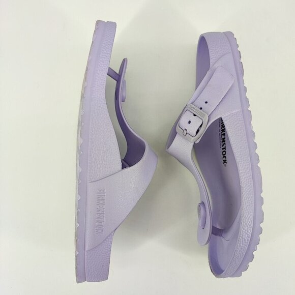 Birkenstock Women's Gizeh Regular Purple Foam Thong Slip On Sandal Size 7 US - Picture 6 of 10